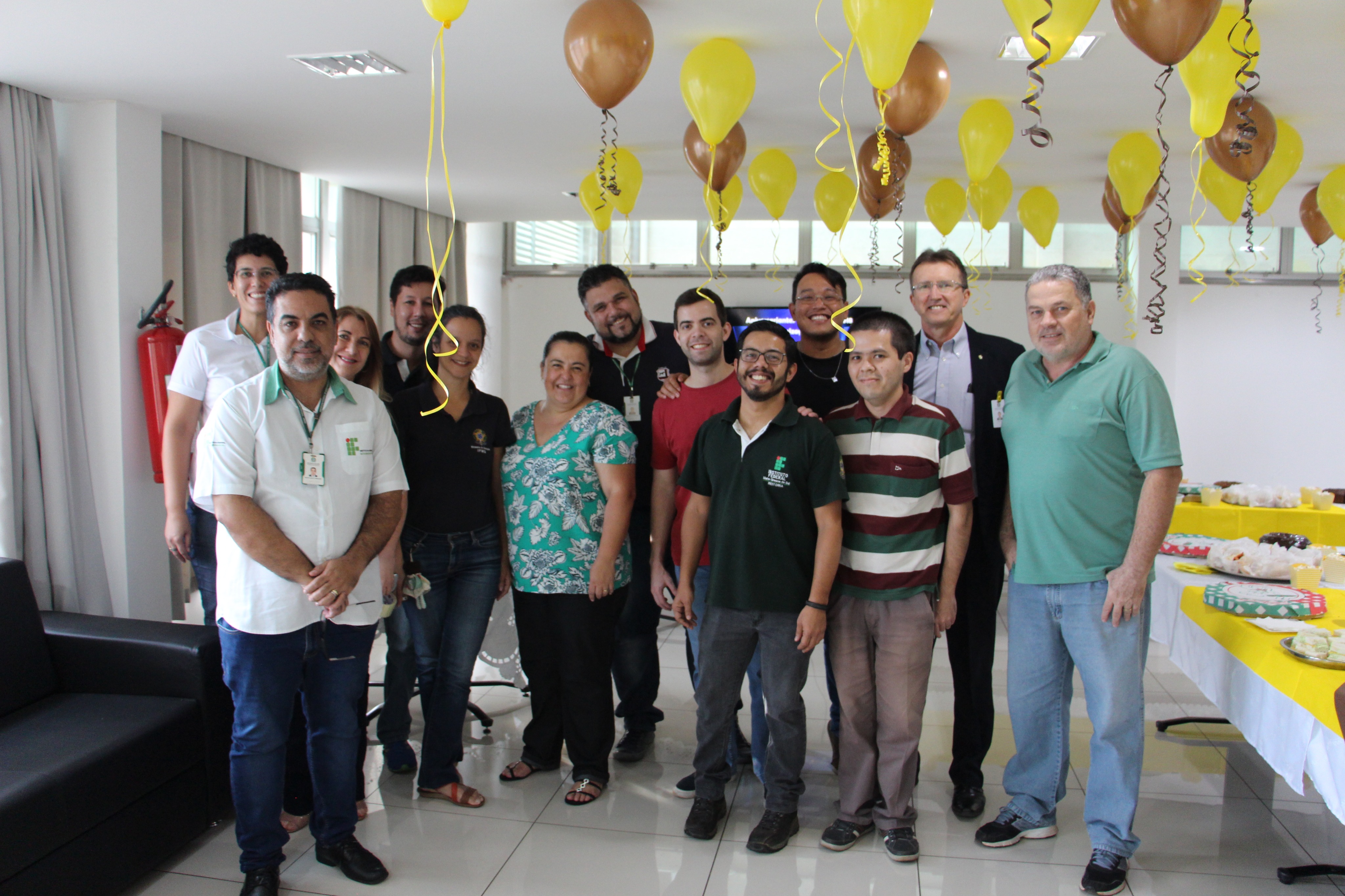 Café dos aniversariantes do mês de julho da reitoria