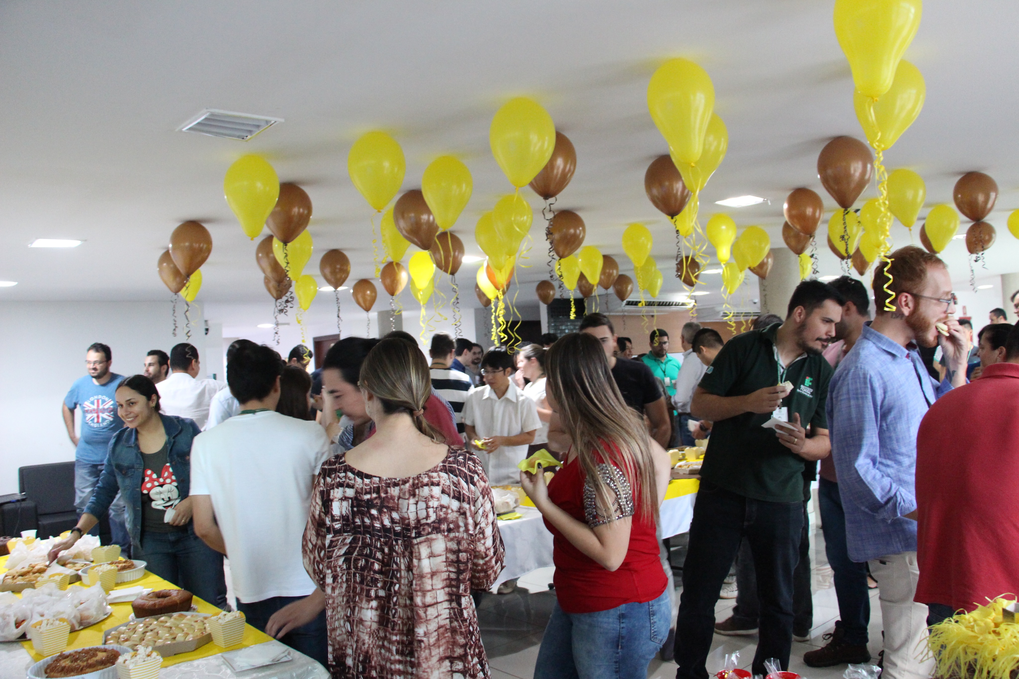 Café dos aniversariantes do mês de julho da reitoria