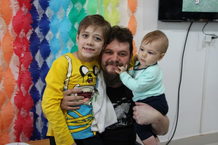 Comemoração dos aniversários do mês de agosto e homenagem aos pais