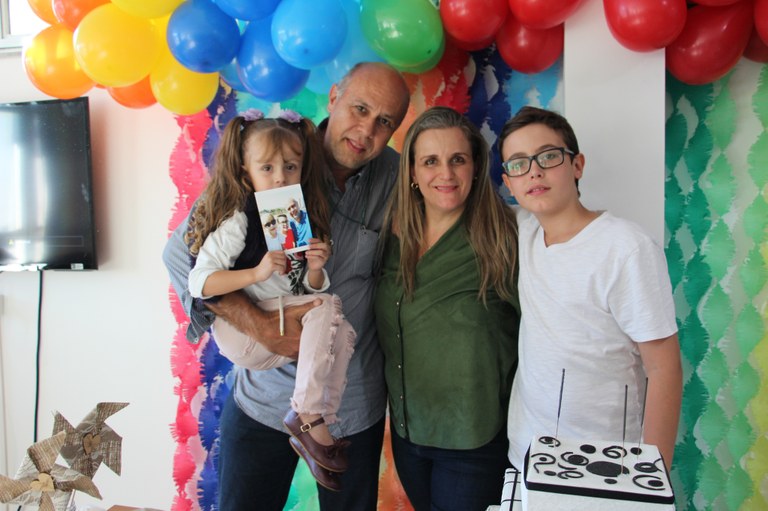 Comemoração dos aniversários do mês de agosto e homenagem aos pais