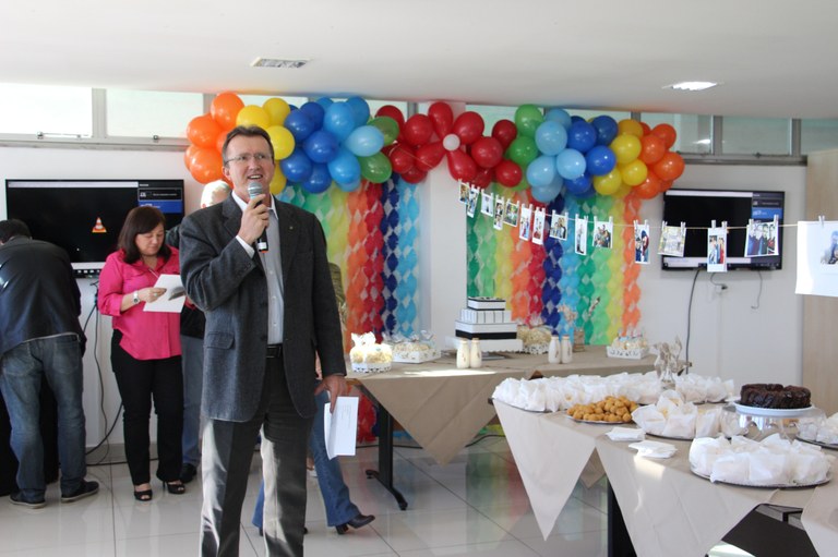 Comemoração dos aniversários do mês de agosto e homenagem aos pais