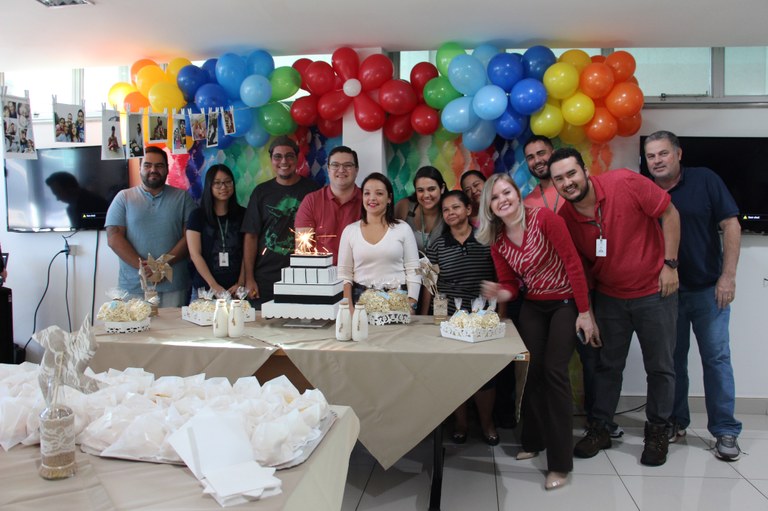 Comemoração dos aniversários do mês de agosto e homenagem aos pais