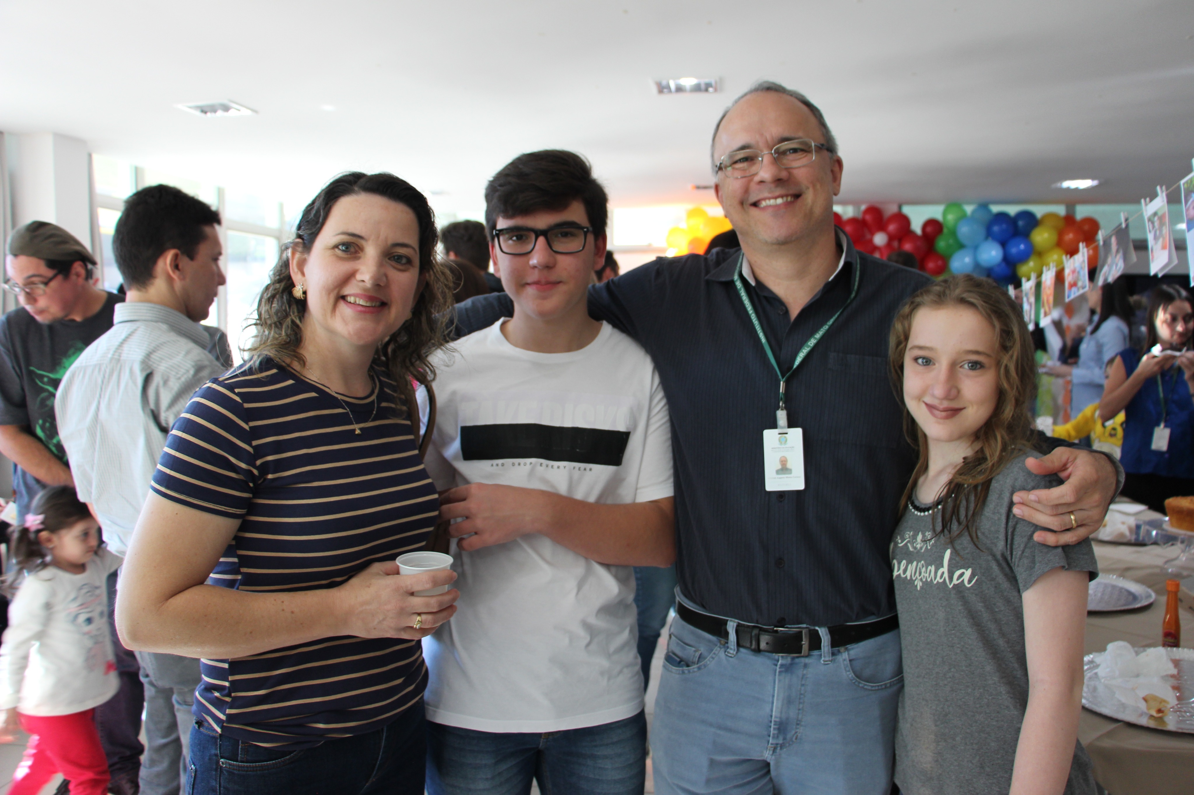 Comemoração dos aniversários do mês de agosto e homenagem aos pais