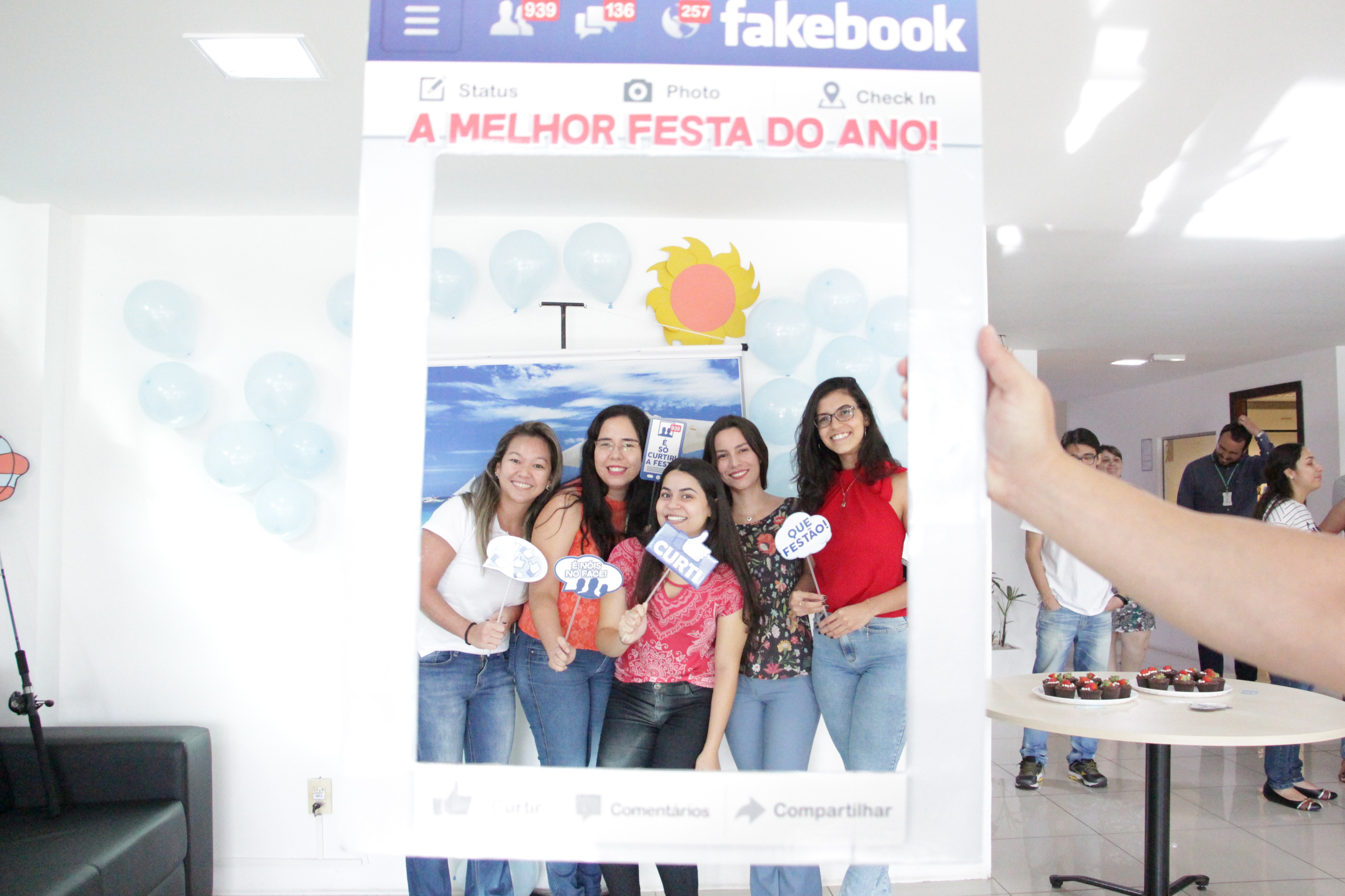 Confraternização na Reitoria