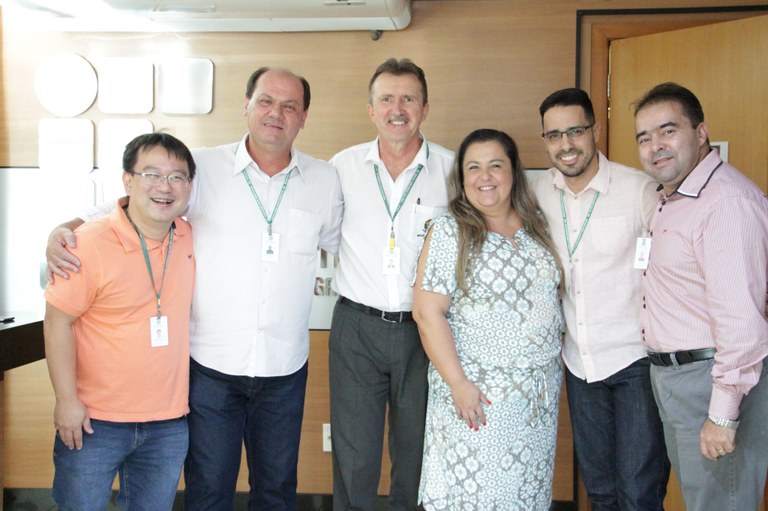 Confraternização na Reitoria