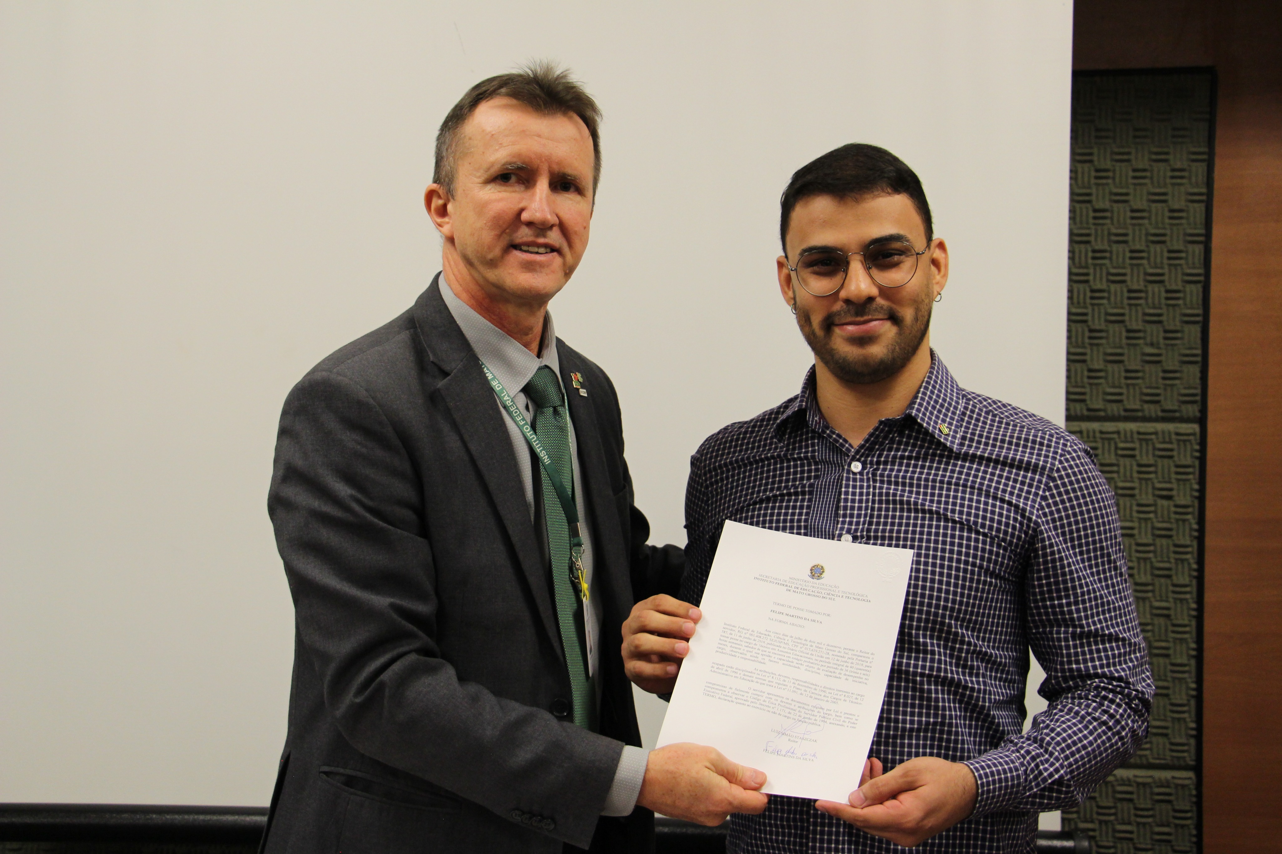 Posse de servidores ocorridas em 2019