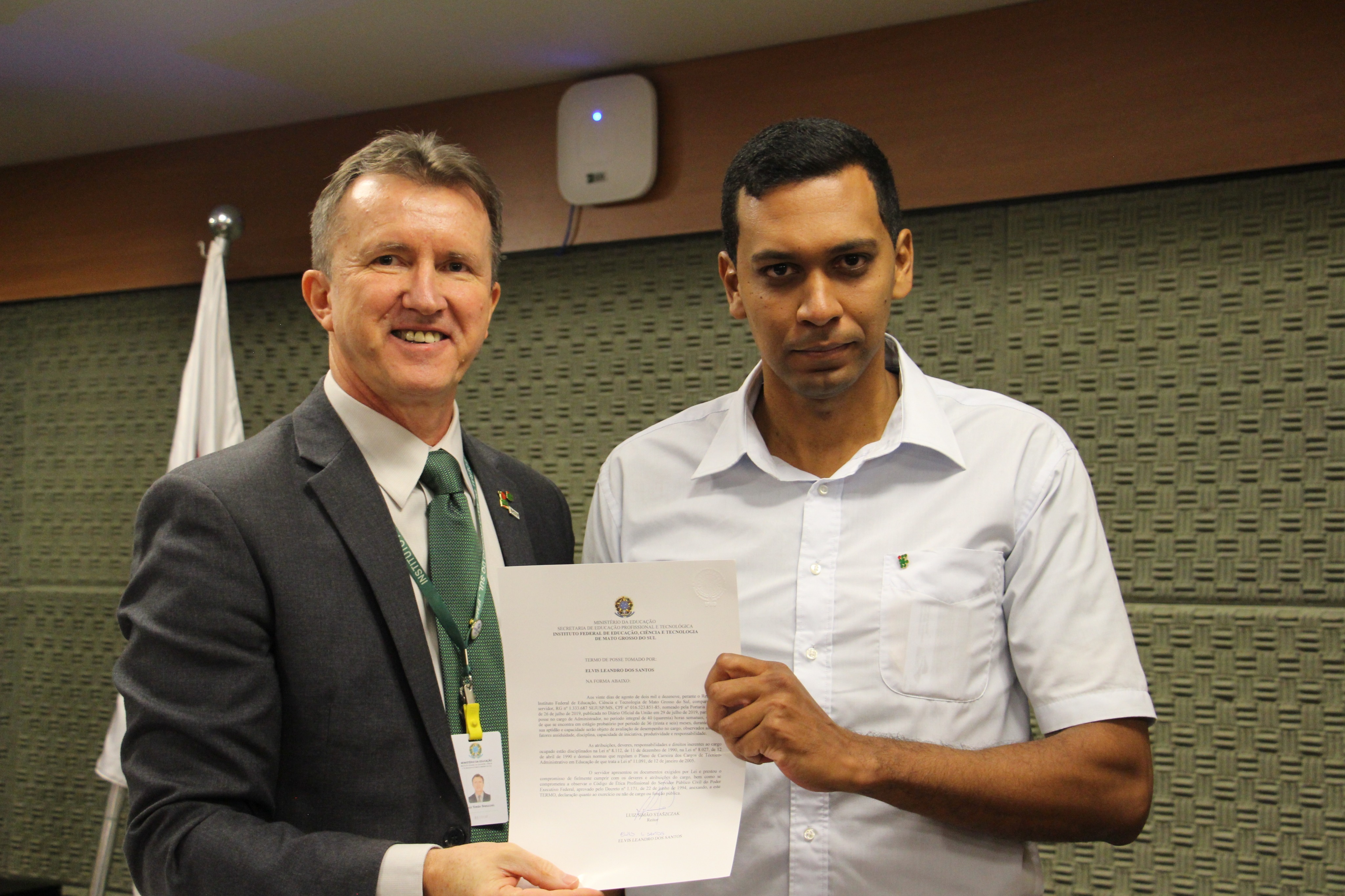 Posse de servidores ocorridas em 2019