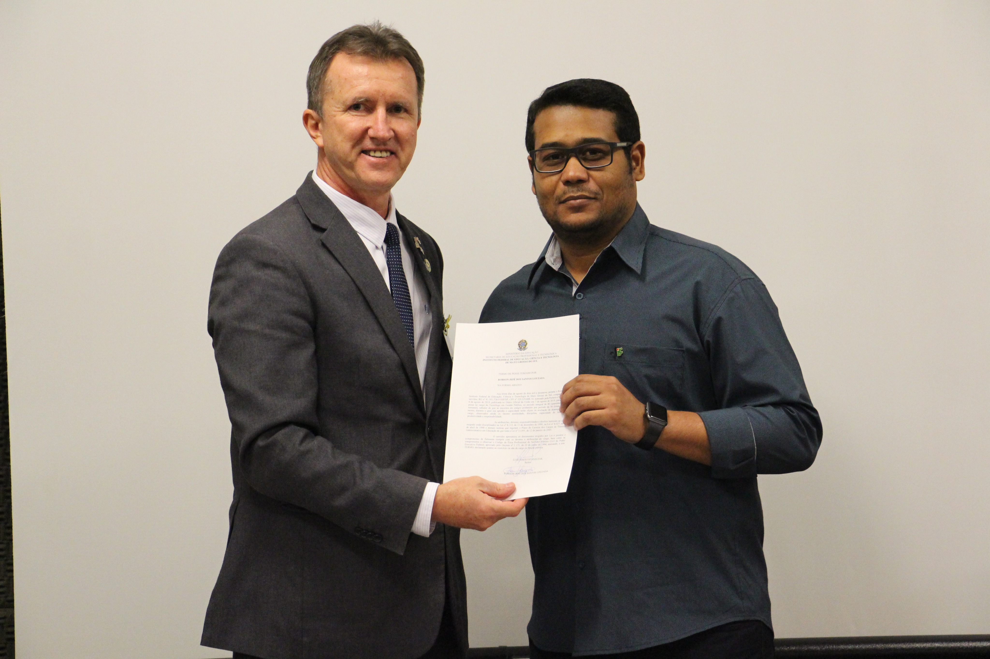 Posse de servidores ocorridas em 2019