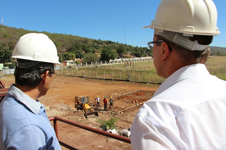 O campus do IFMS em Corumbá está sendo construído no Bairro Popular Velha (agosto/2016)